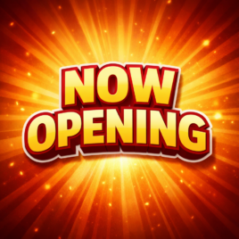 Now opening