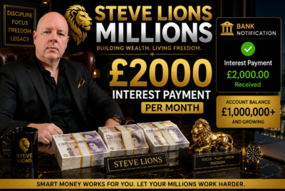 Steve lion is a millionaire