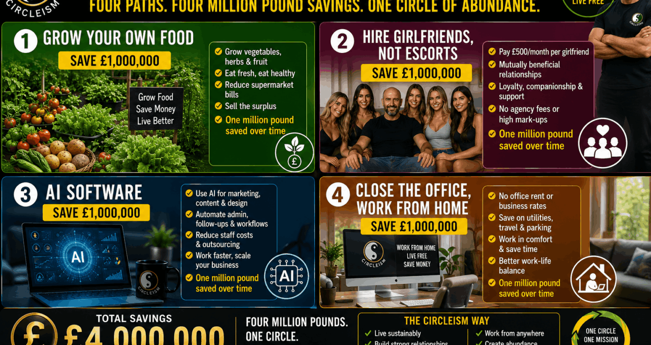 4 million pounds worth of savings