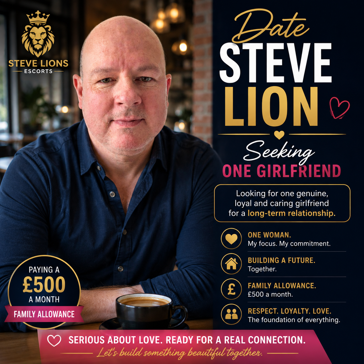 Steve lions escorts – is my dating profile