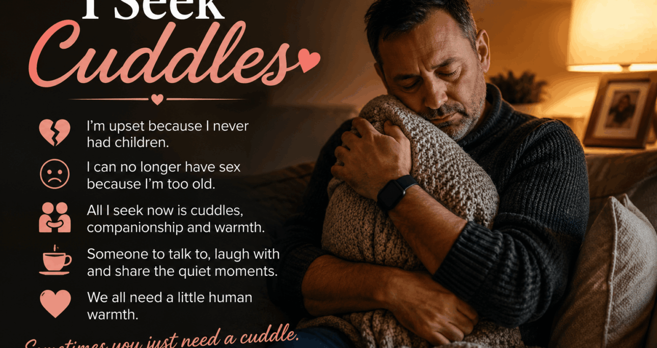 I Seek Cuddles: Companionship, Affection and a Little Human Warmth