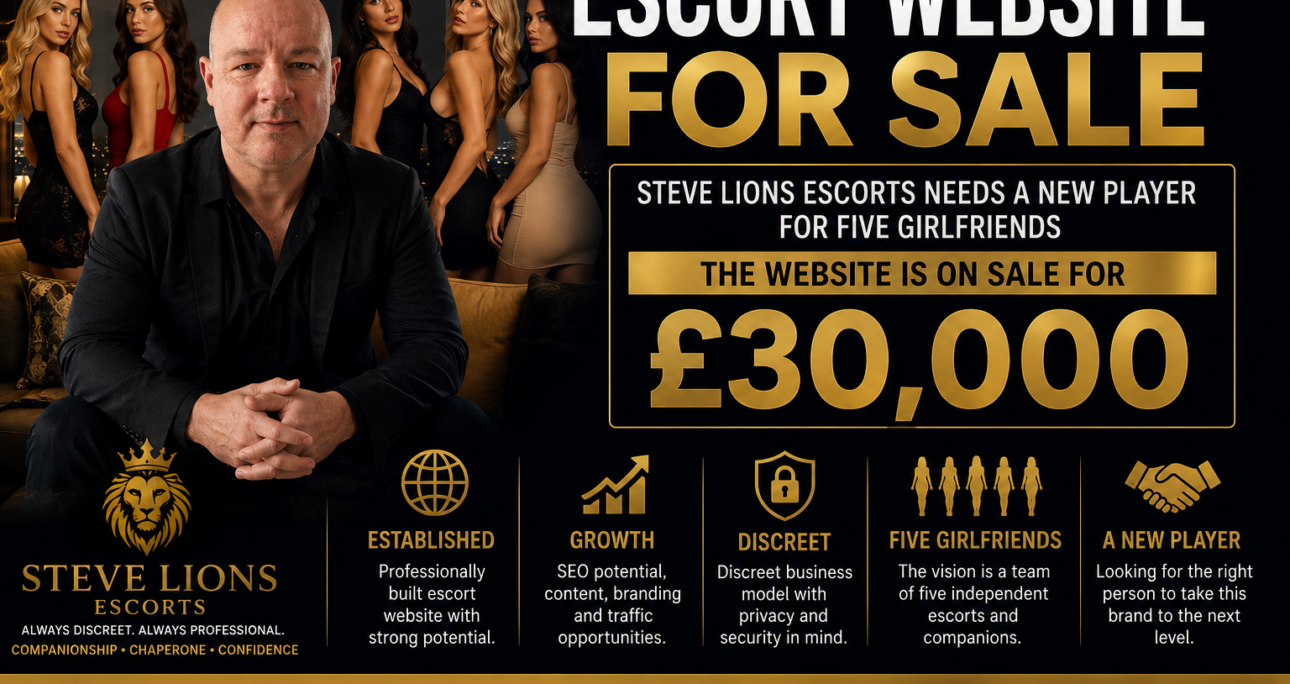 Escort website for sale